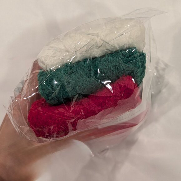 NWT BeWell Rest Day Socks (Holiday Pack: Red, White & Green) - Picture 10 of 10